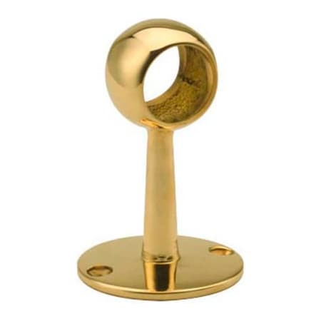 Lavi Industries Lavi Industries, Ball Center Post, for 1" Tubing, Polished Brass 00-332/1